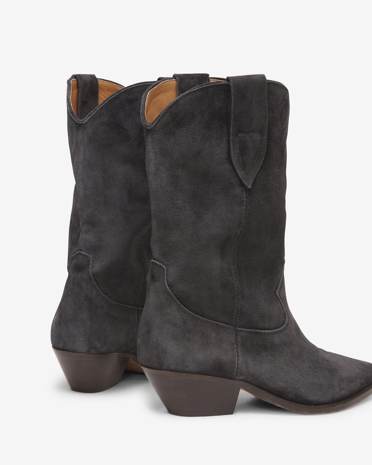 Duerto suede calfskin leather cowboy boots - Black - Woman - 2