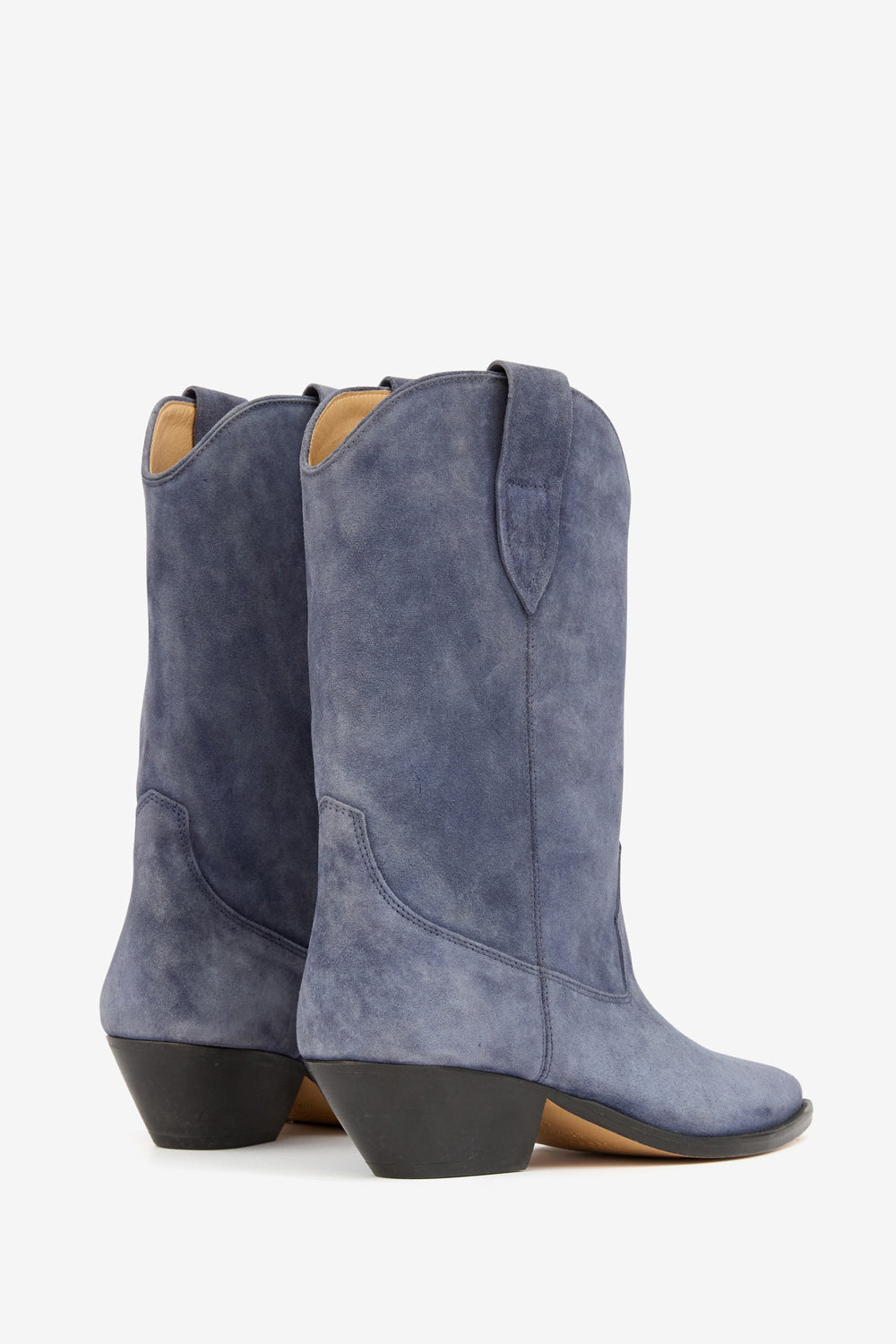 Bottes santiag duerto en cuir de veau velours - Ombre blue - Woman - 2