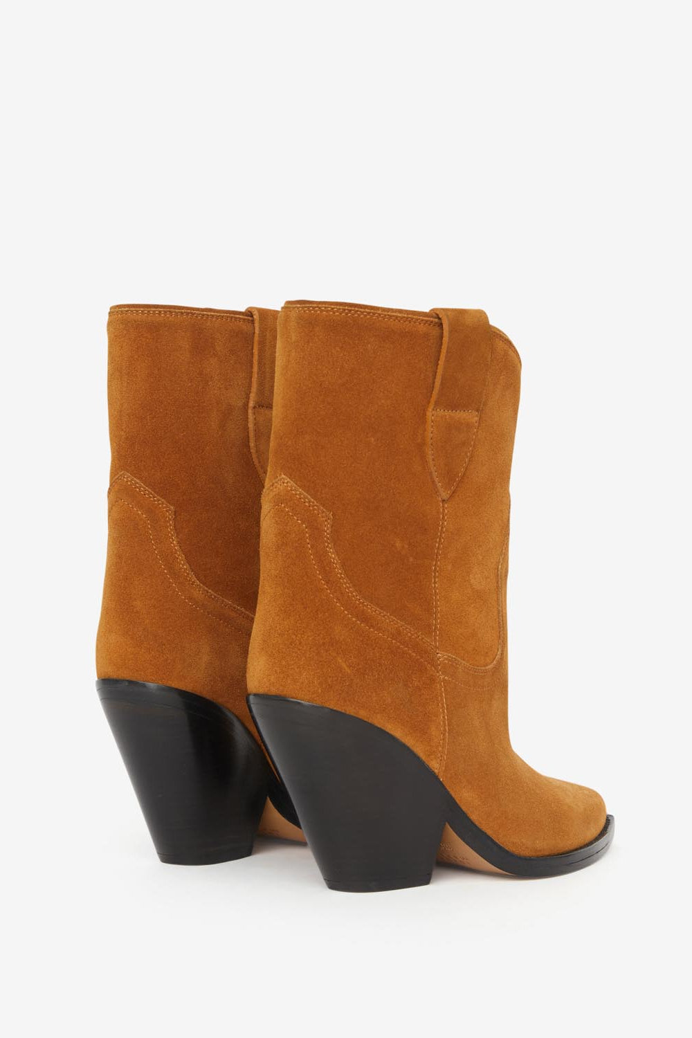 Santiag-boots leyane mit absätzen - Cognac - Woman - 2