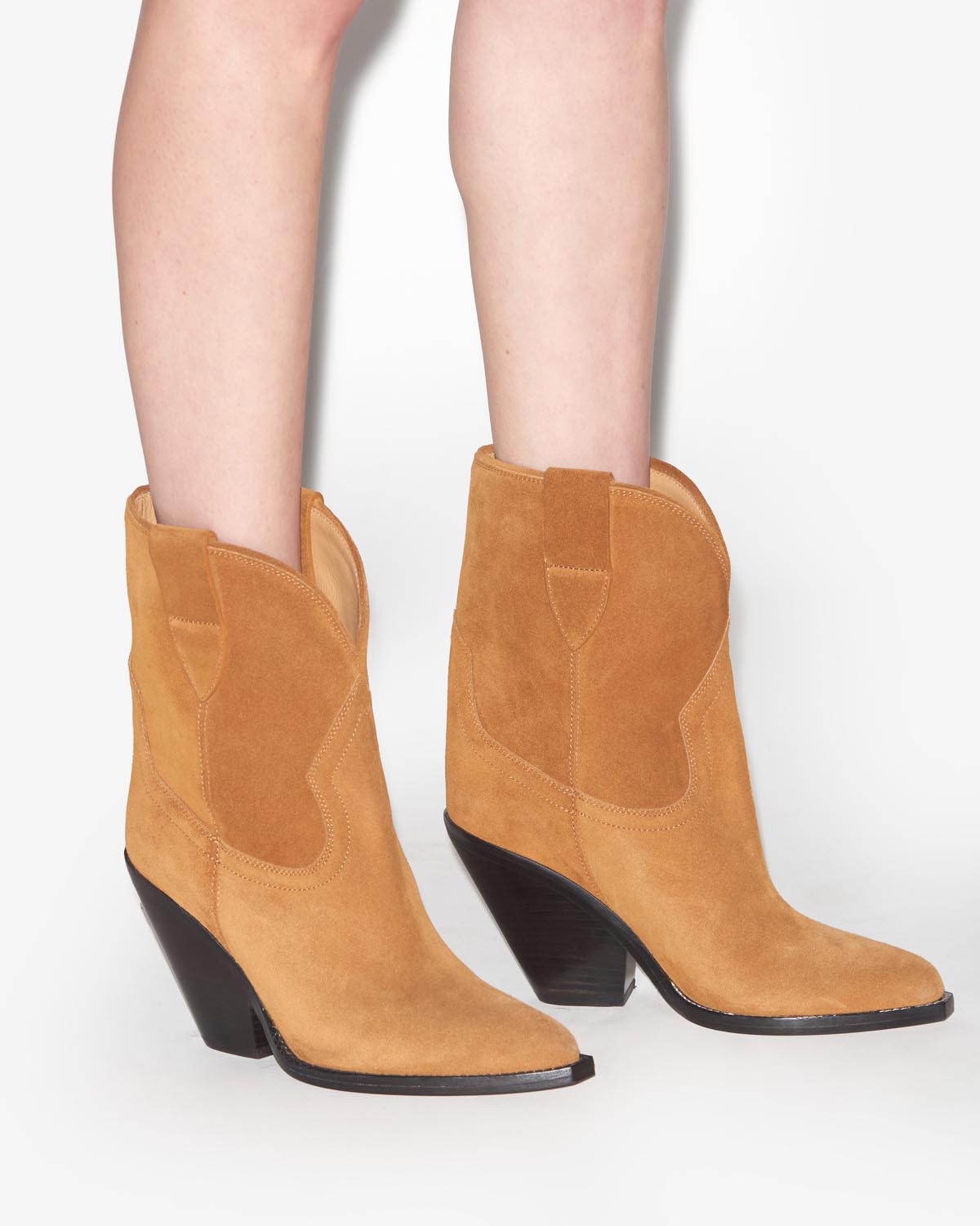 Botas bajas leyane Woman Cognac 3