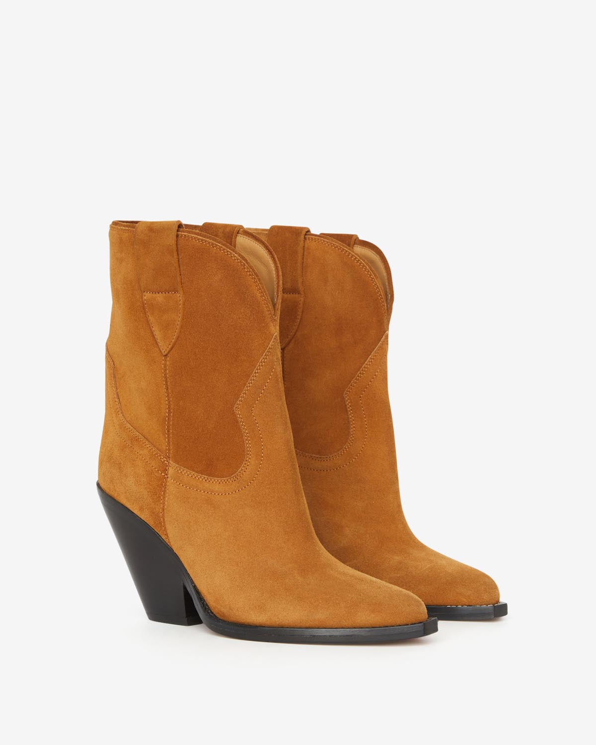 Botas bajas leyane Woman Cognac 4