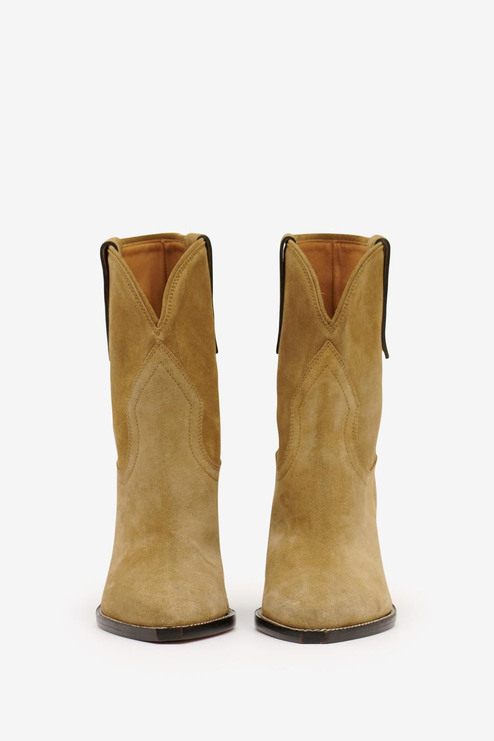 Boots santiag à talons leyane - Taupe - Woman - 4