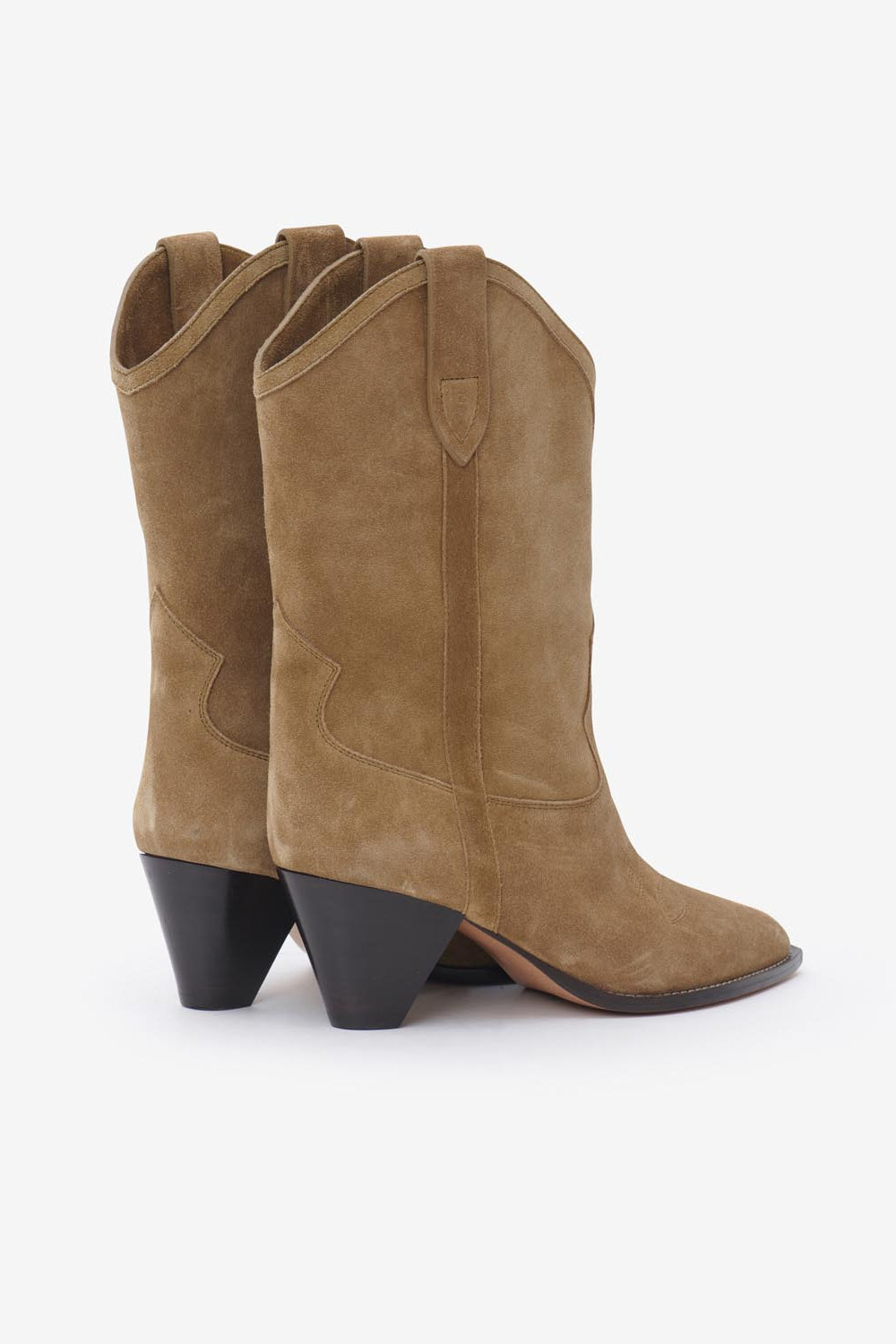 Luliette suede leather ankle boots - Taupe - Woman - 2