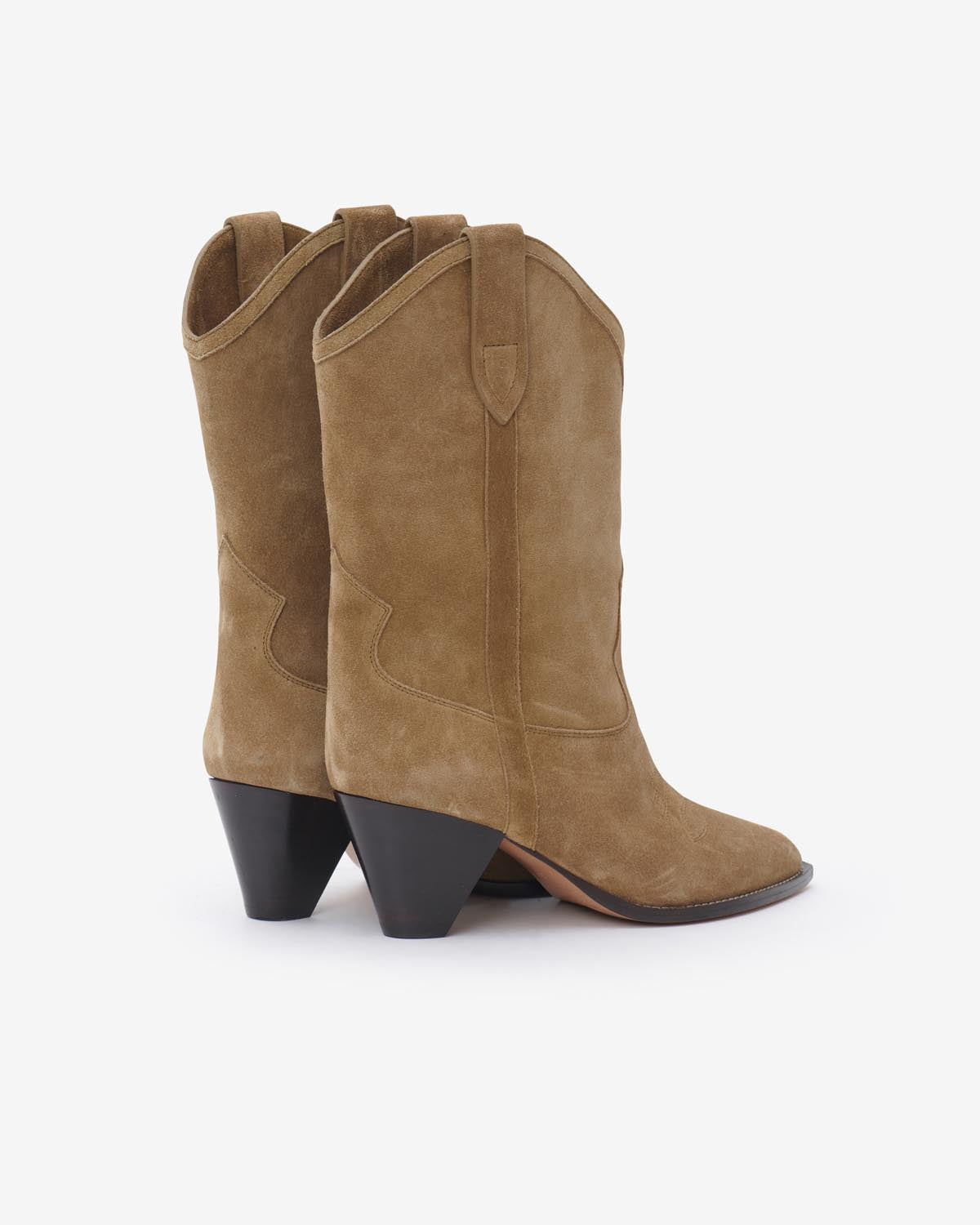 Luliette suede leather ankle boots - Taupe - Woman - 2