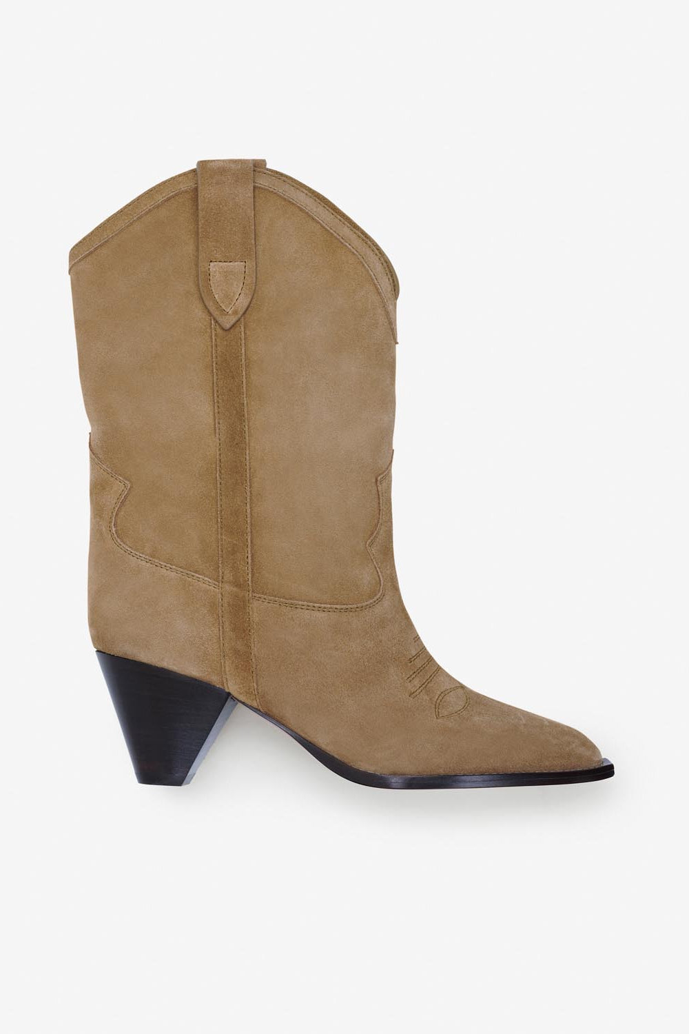Luliette suede leather ankle boots - Taupe - Woman - 1