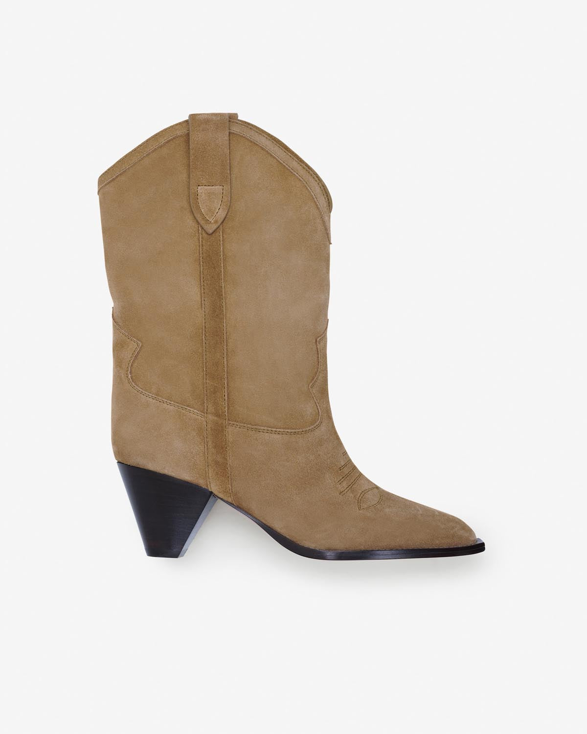 Luliette suede leather ankle boots - Taupe - Woman - 1