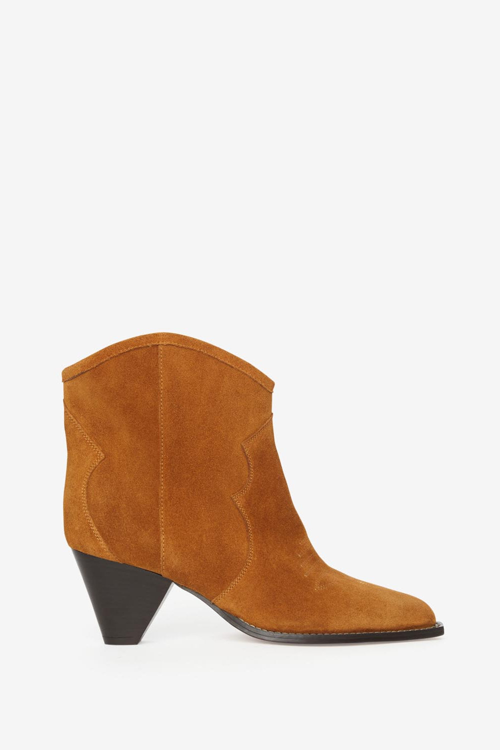 다리조(darizo) 하이힐 카우보이 부츠 - Cognac - Woman - 1