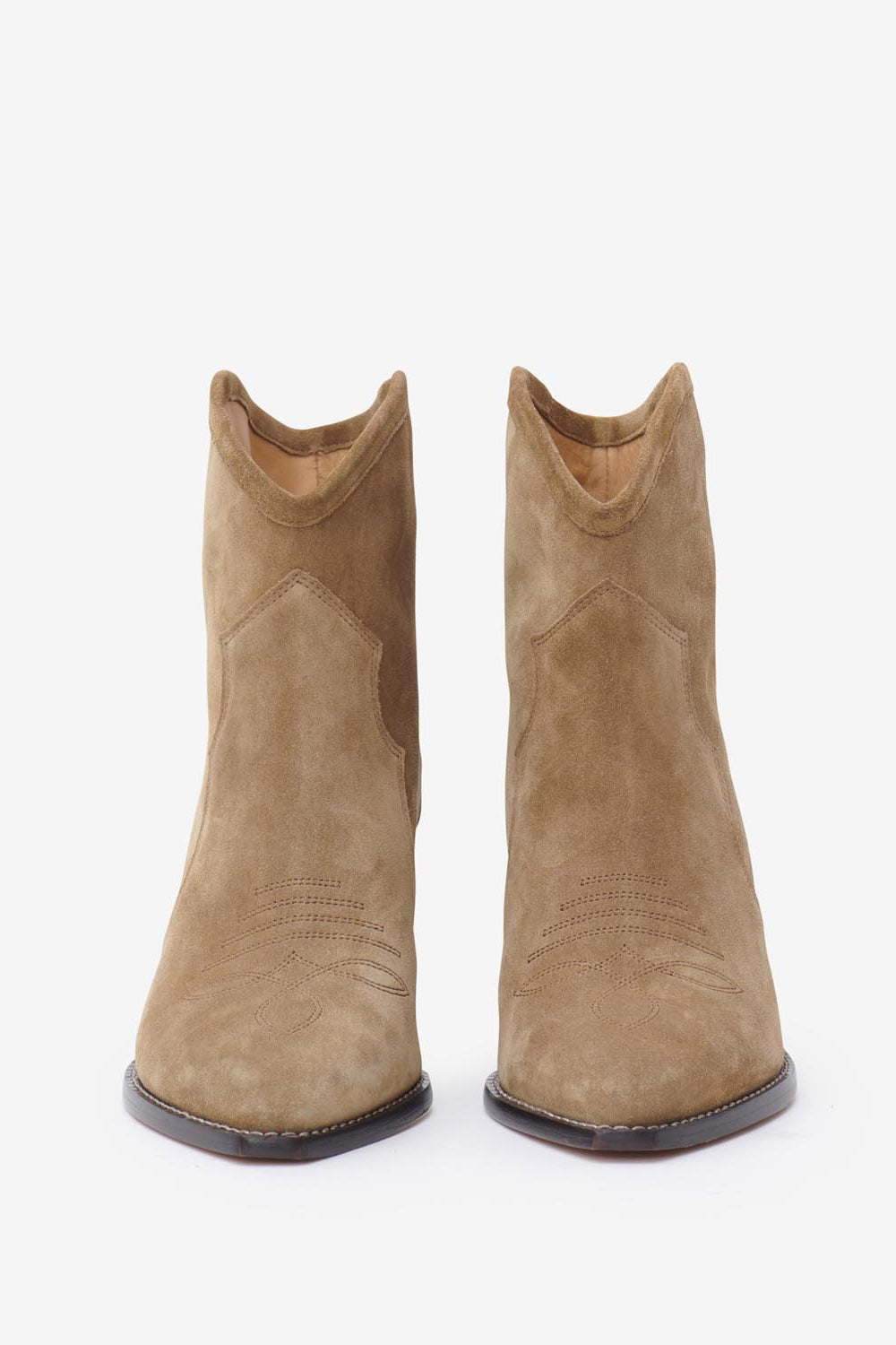 Darizo 스웨이드 송아지 가죽 로우 부츠 - Taupe - Woman - 2