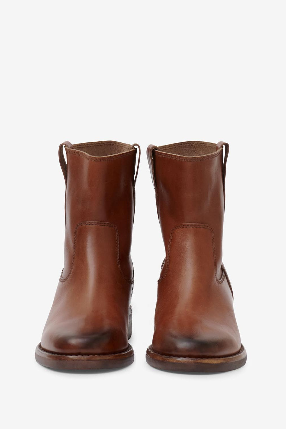 Botines de piel susee - Cognac - Woman - 4