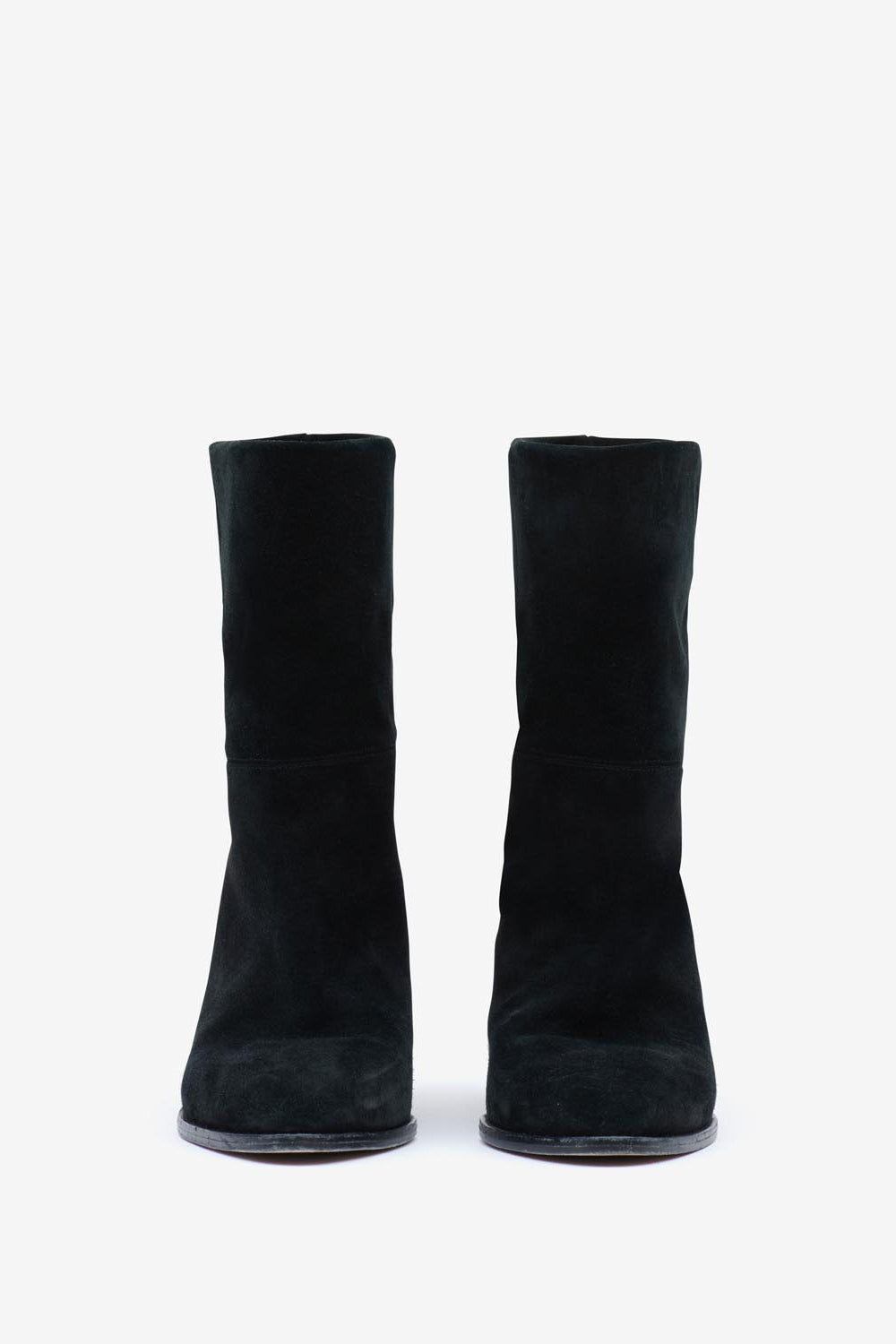 Bottes en cuir velours rouxa - Noir - Woman - 8
