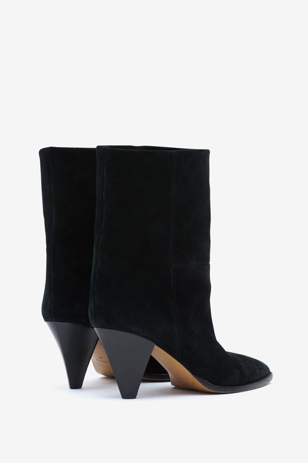 Bottes en cuir velours rouxa - Noir - Woman - 4