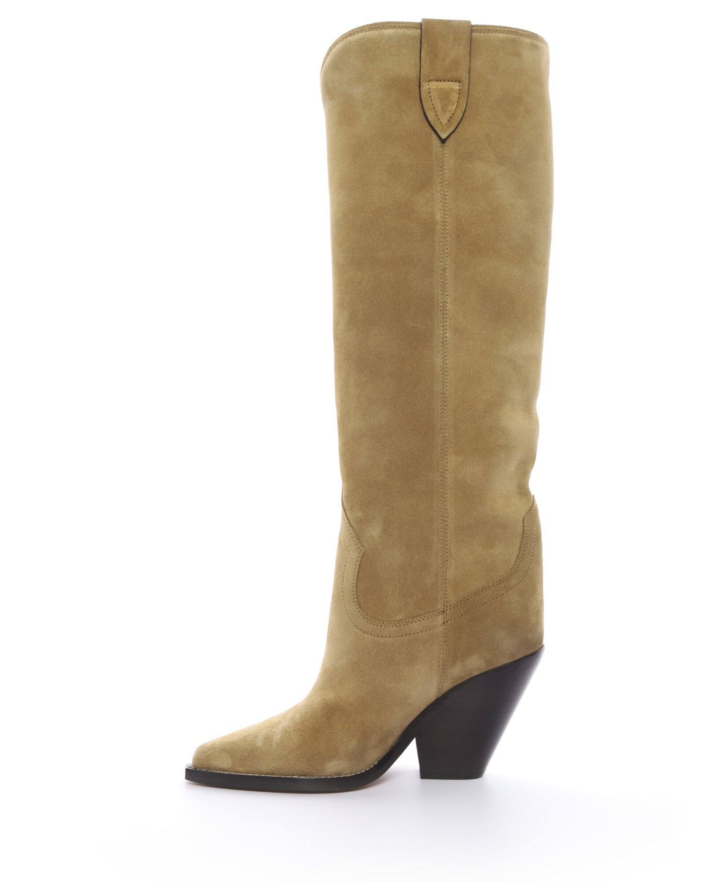 Lomero suede leather boots - Taupe - Woman - 5