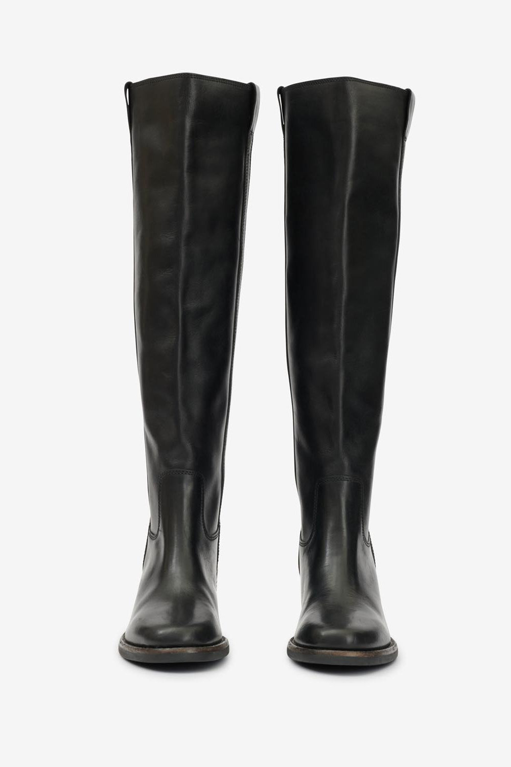 Seenia suede leather boots - Black - Woman - 6