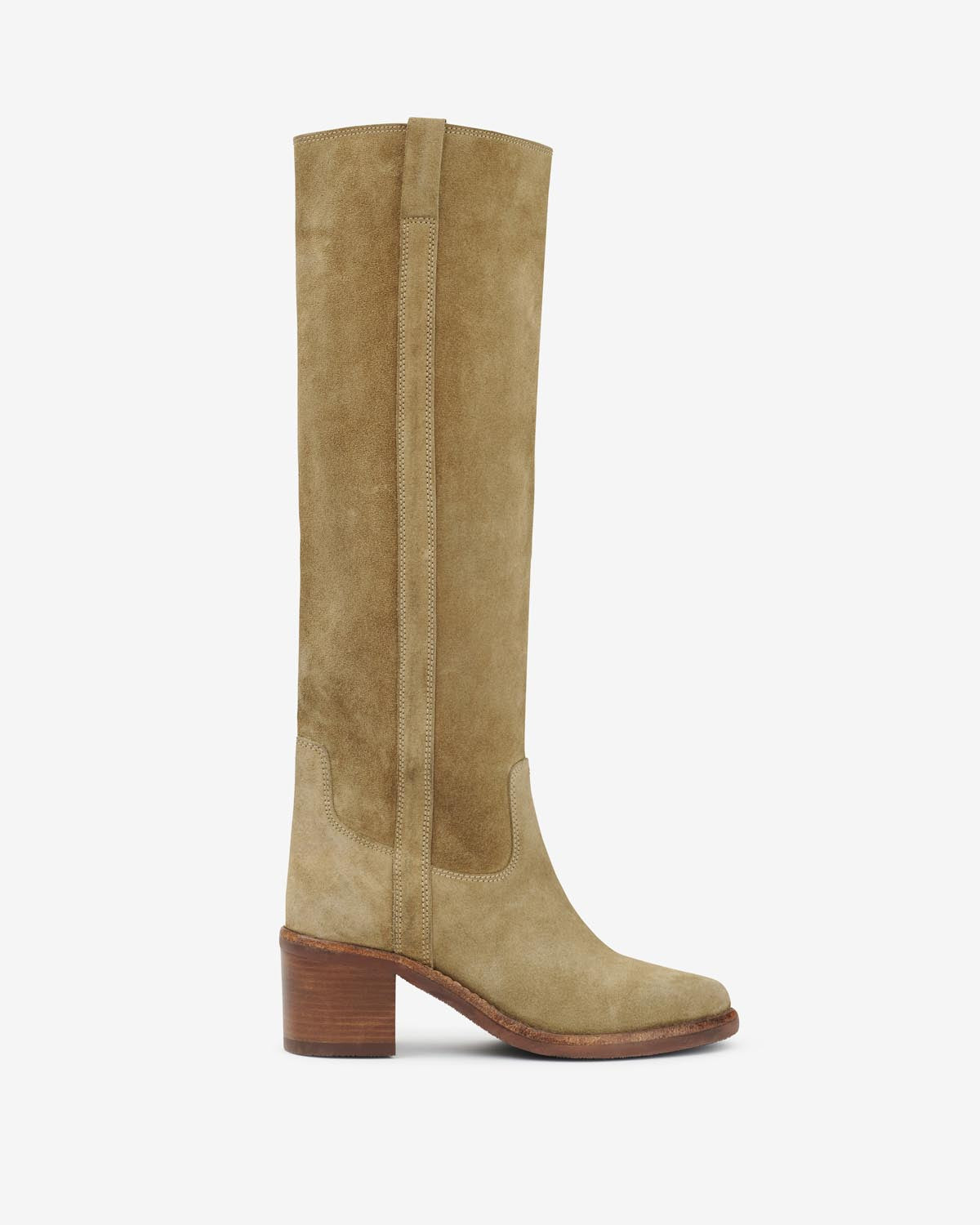 Seenia suede leather boots - Taupe - Woman - 2