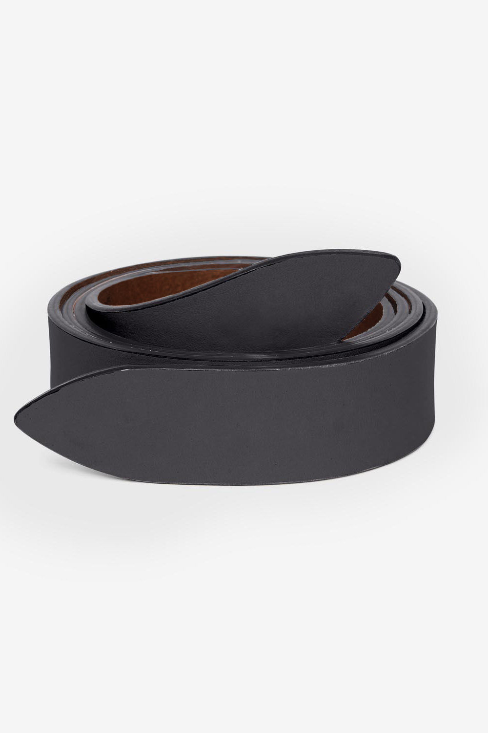 Lecce smooth leather tie belt - Black and natural - Woman - 2
