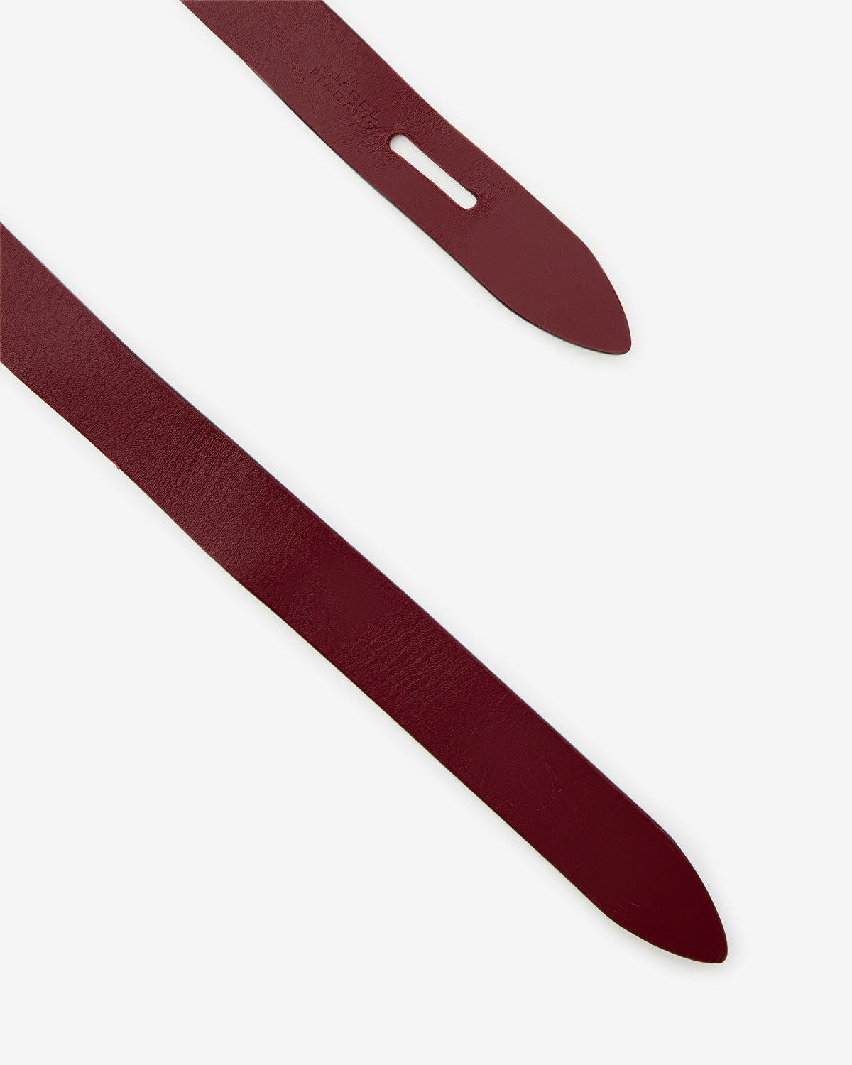 Lecce two-toned tie belt - Burgundy-black - Woman - 3