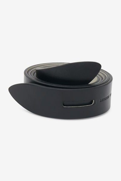 Lecce tie-up leather belt - Beige and black - Woman - 3