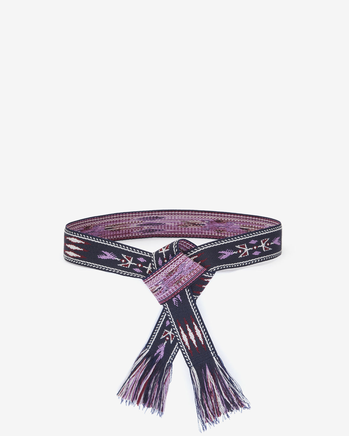 Webgürtel etka mit grafischen mustern - Faded night - Woman - 1