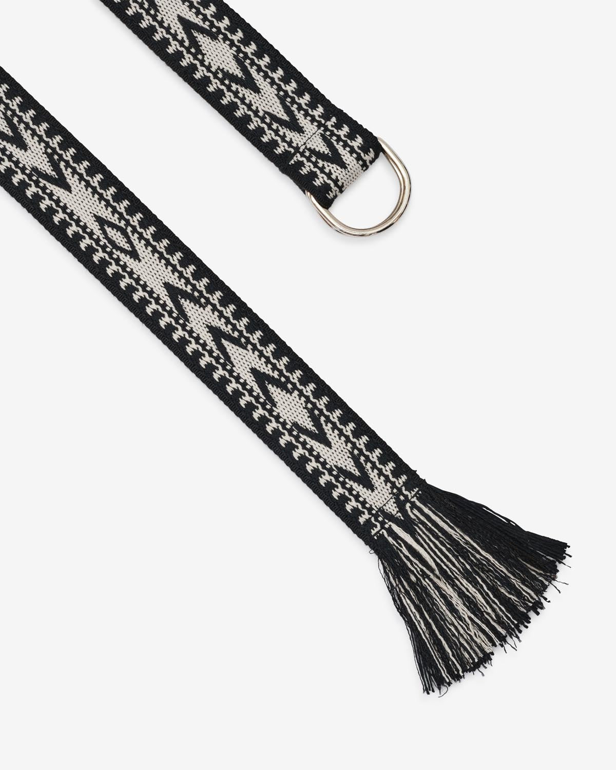 Nyessah belt - Black and ecru - Man - 7