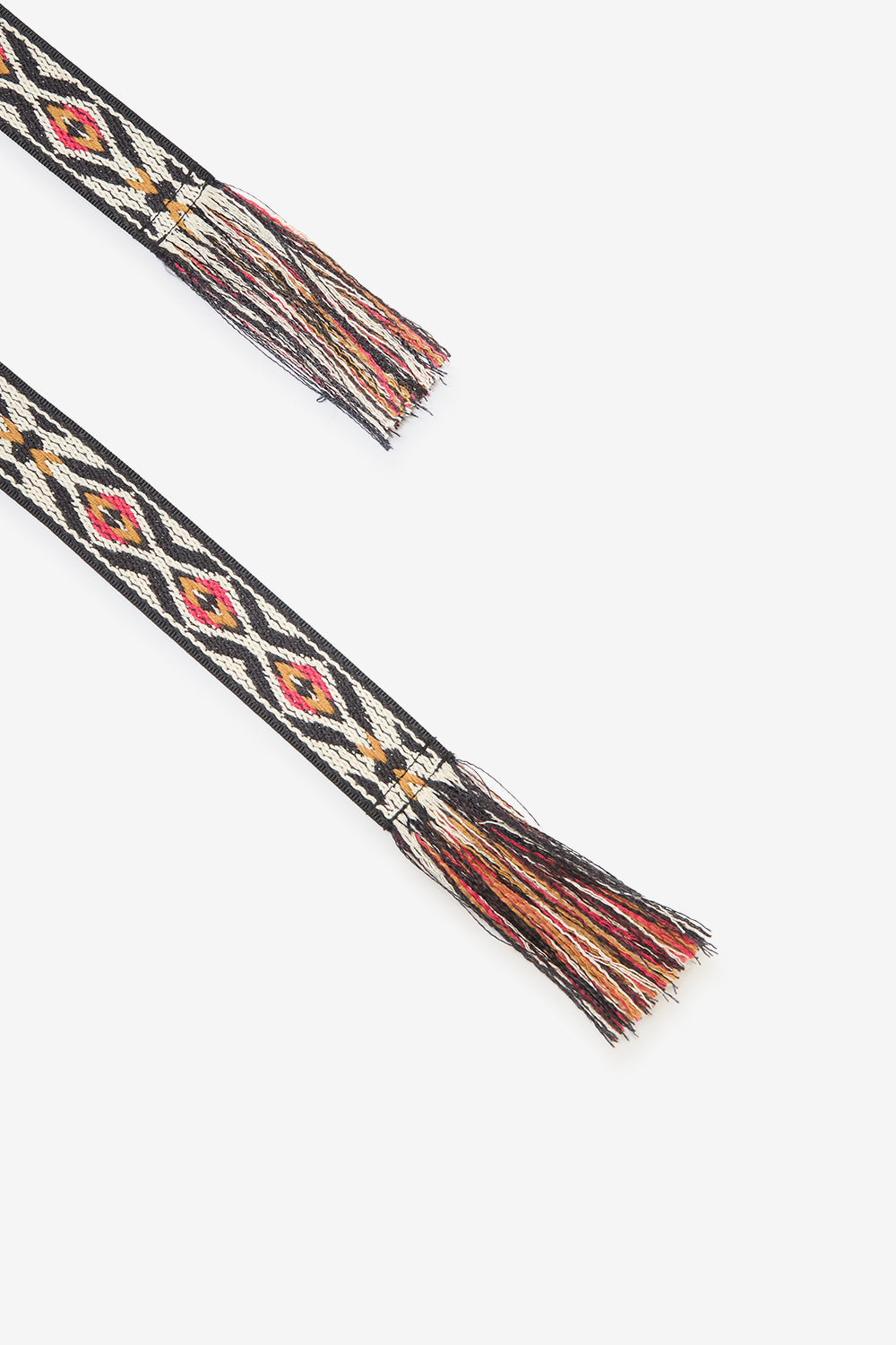 Cinturón etki tejido en jacquard gráfico - Black and gold - Woman - 3