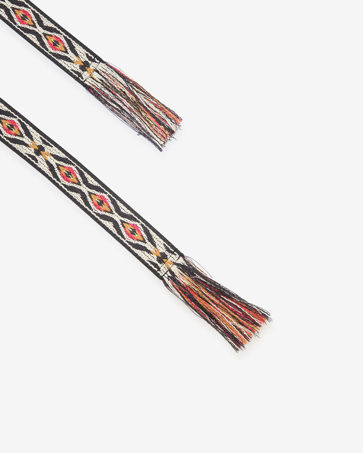 Etki 그래픽 자카드 직조 벨트 - Black and gold - Woman - 3