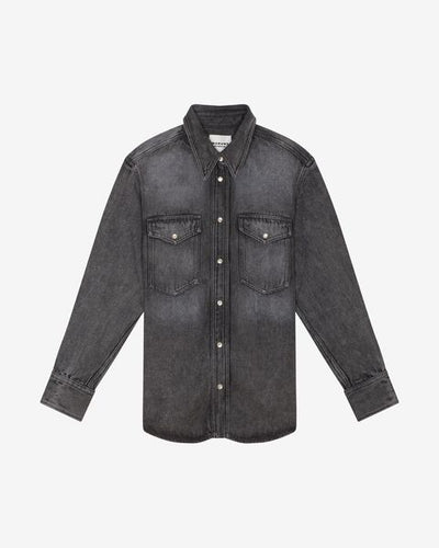 Tahis denim shirt - Gray - Woman - 2