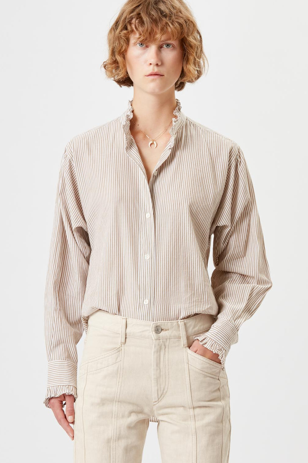 Saoli shirt - Ochre - Woman - 4