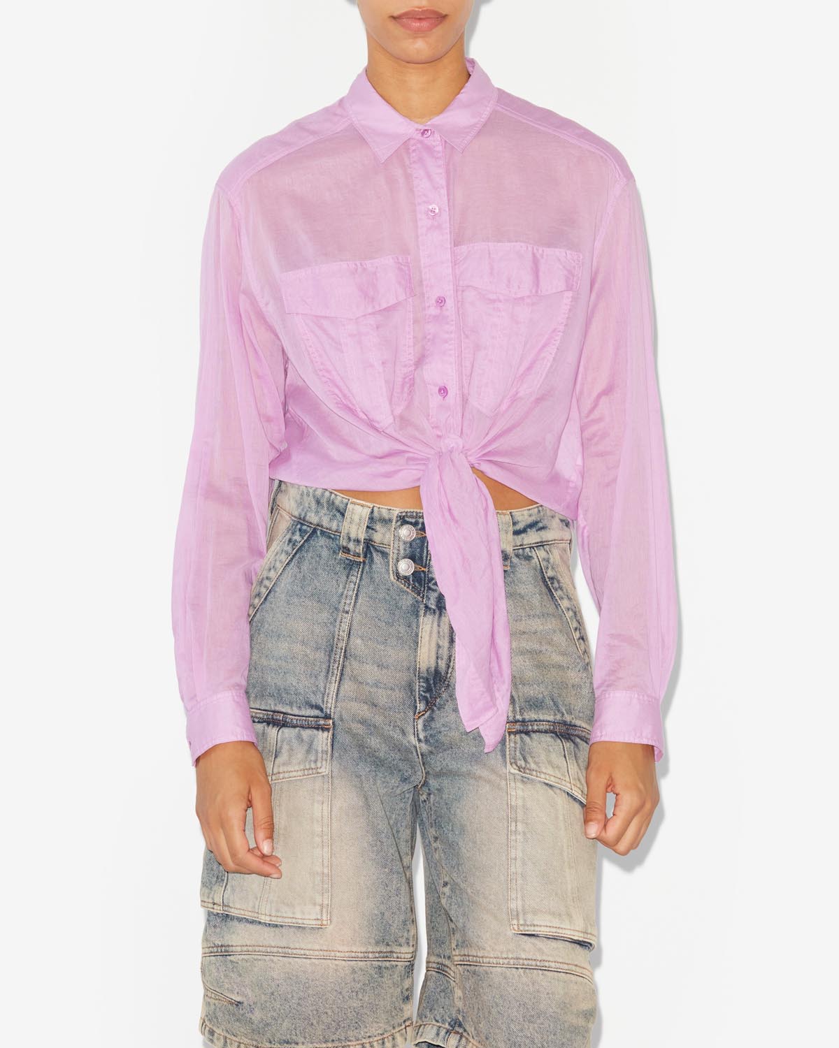 Nath camicia - Mauve - Woman - 5