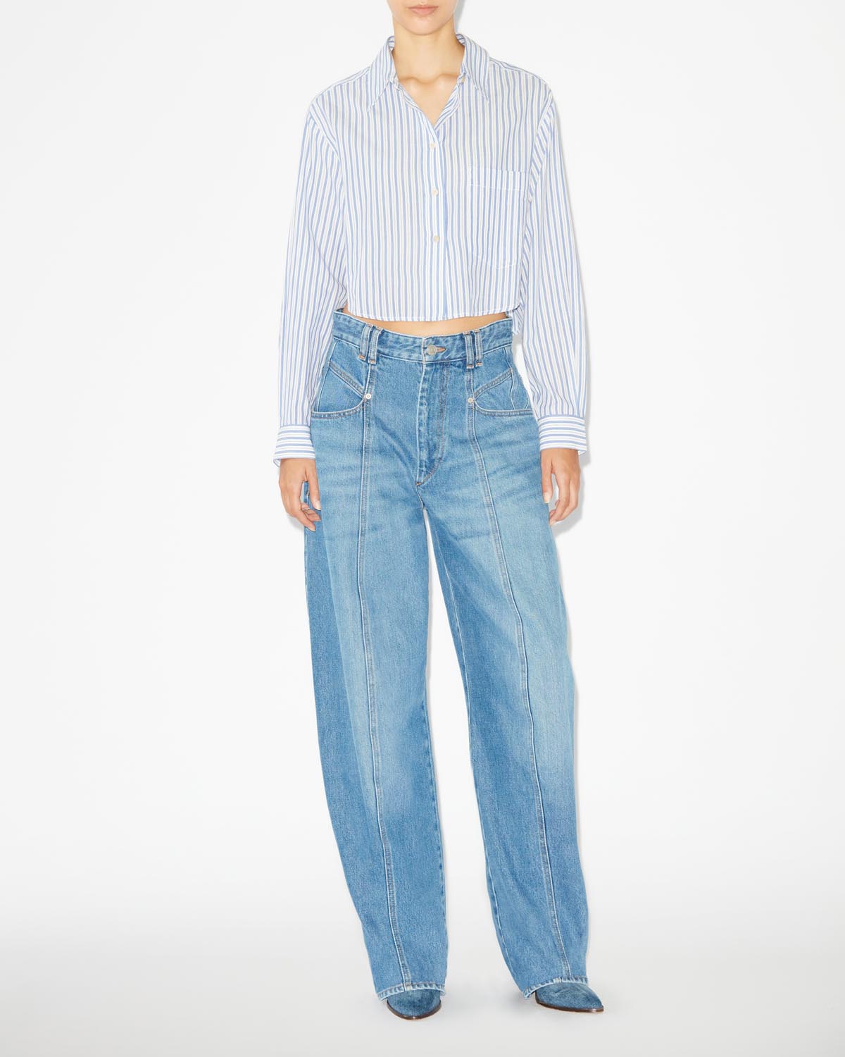 Eliora long-sleeve shirt - Blue - Woman - 1