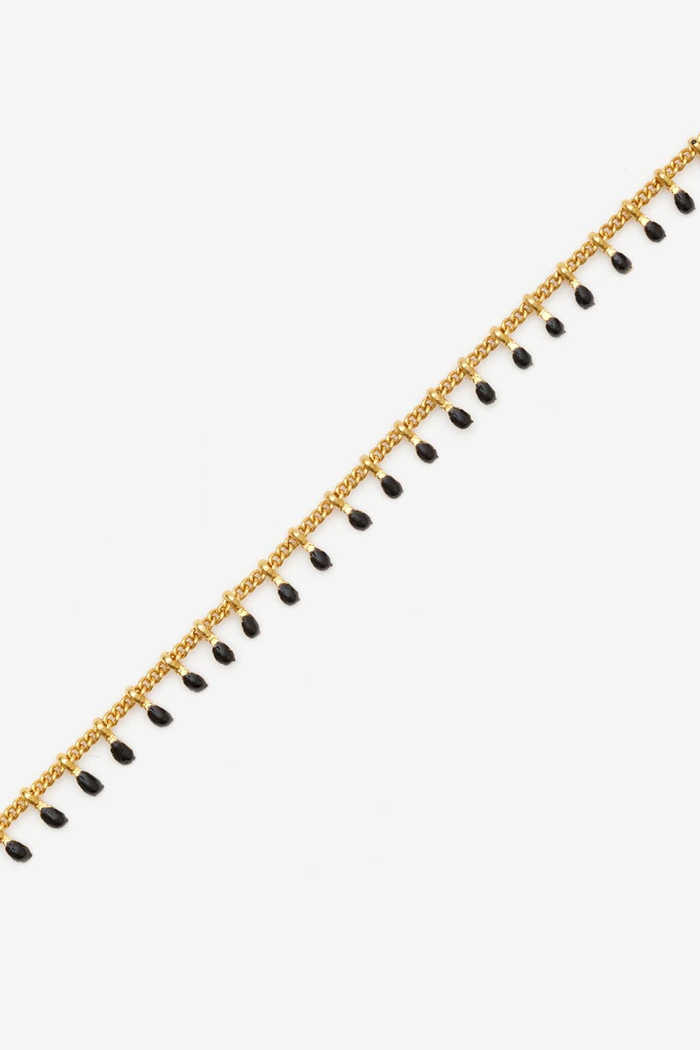 Casablanca tassel necklace - Schwarz - Woman - 2