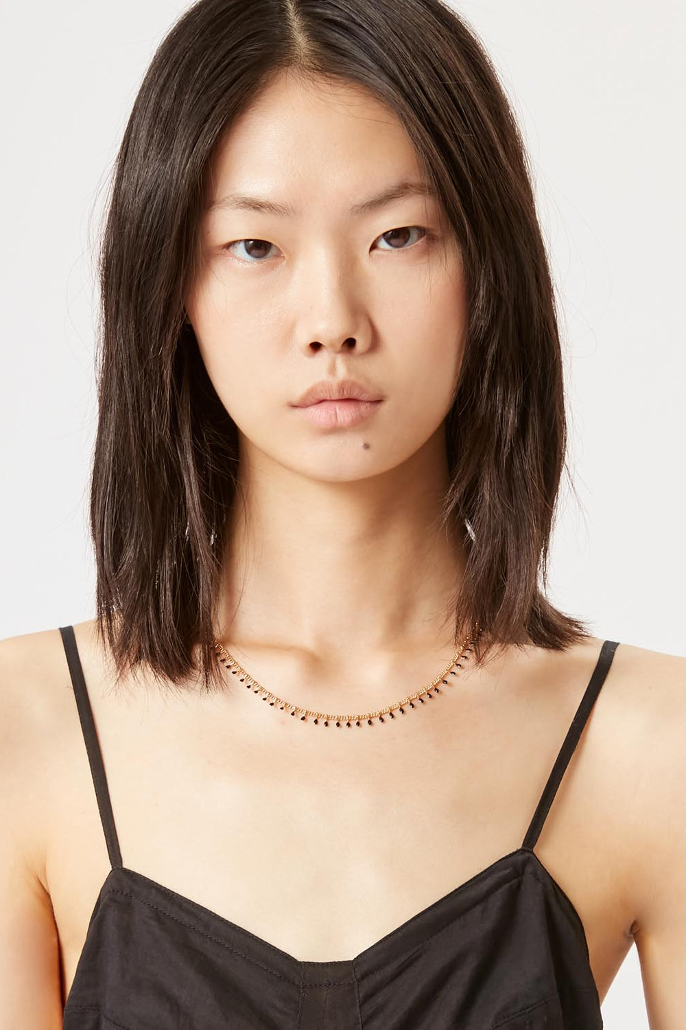 Casablanca tassel necklace - Schwarz - Woman - 3