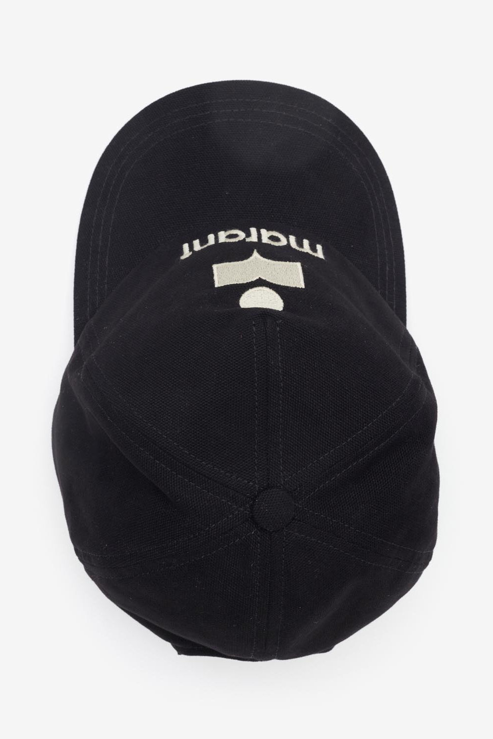 Casquette en toile à logo brodé tyron - Noir et écru - Woman - 4