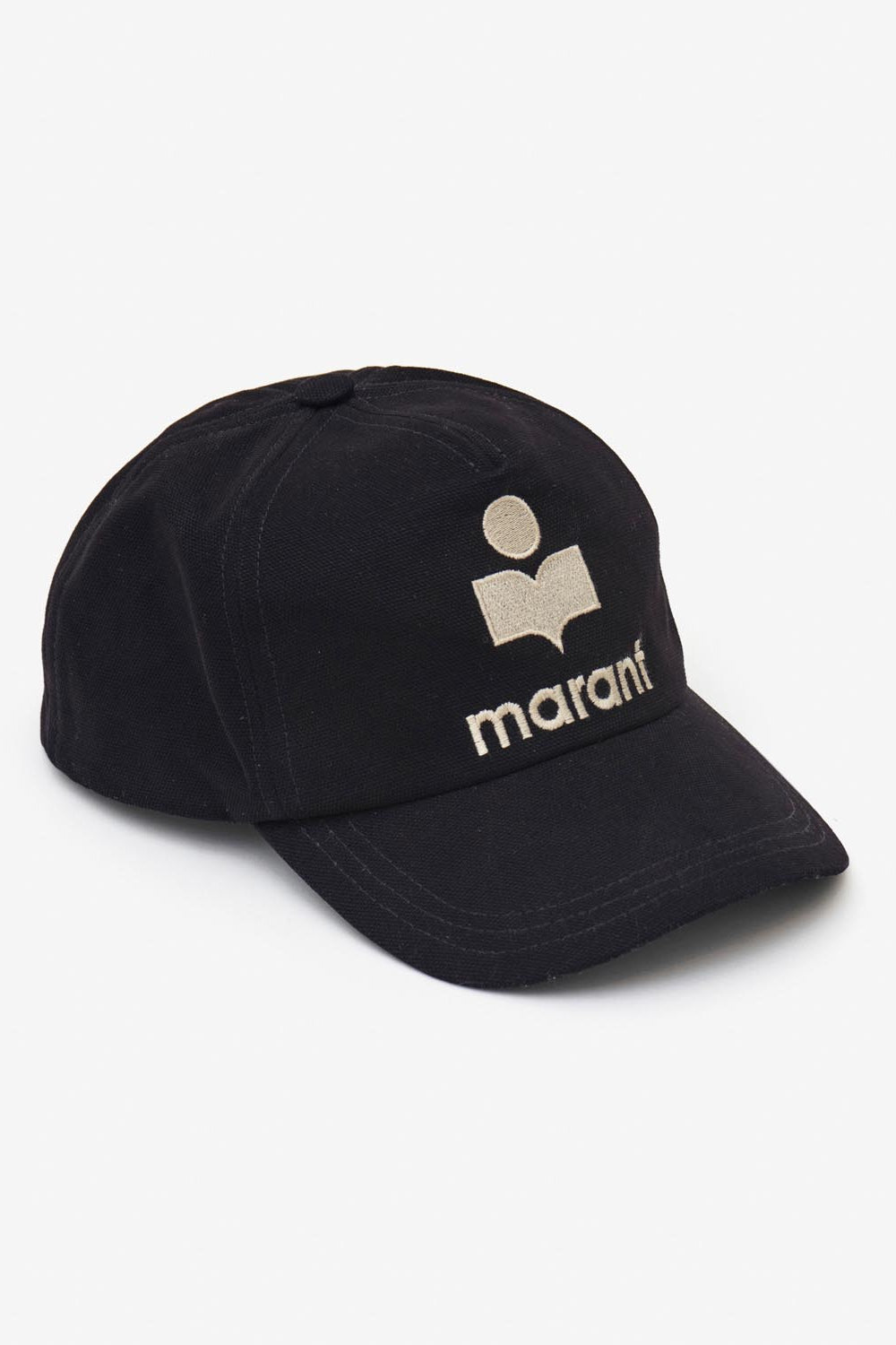 Casquette en toile à logo brodé tyron - Noir et écru - Woman - 3