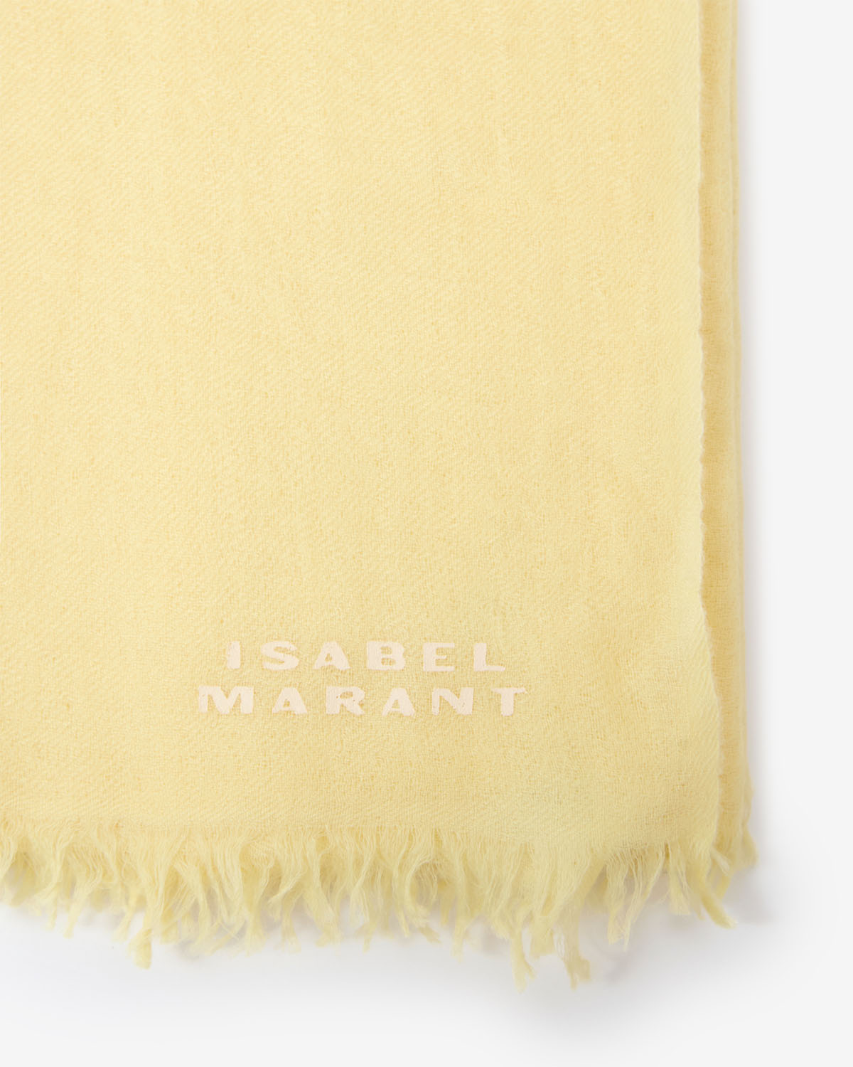 Alette cashmere scarf - Pale yellow inactive - Woman - 2
