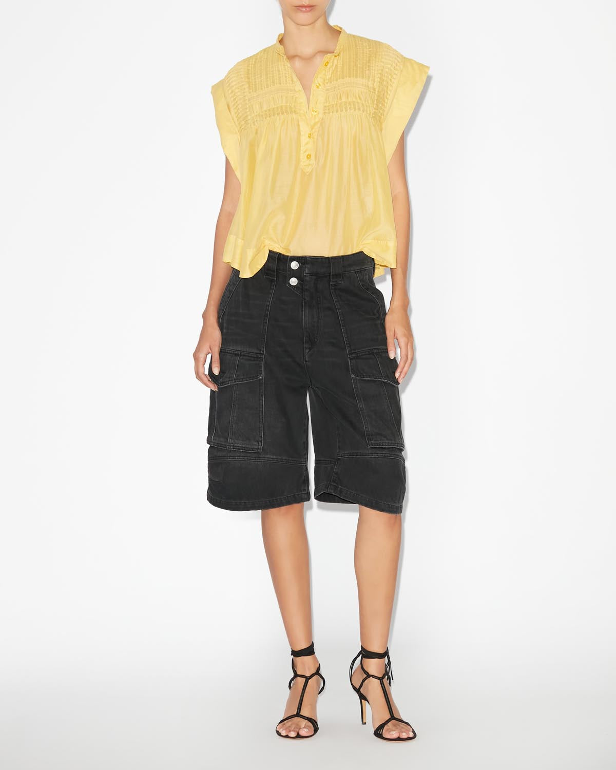 Leaza top in voile di cotone - Sunlight - Woman - 1