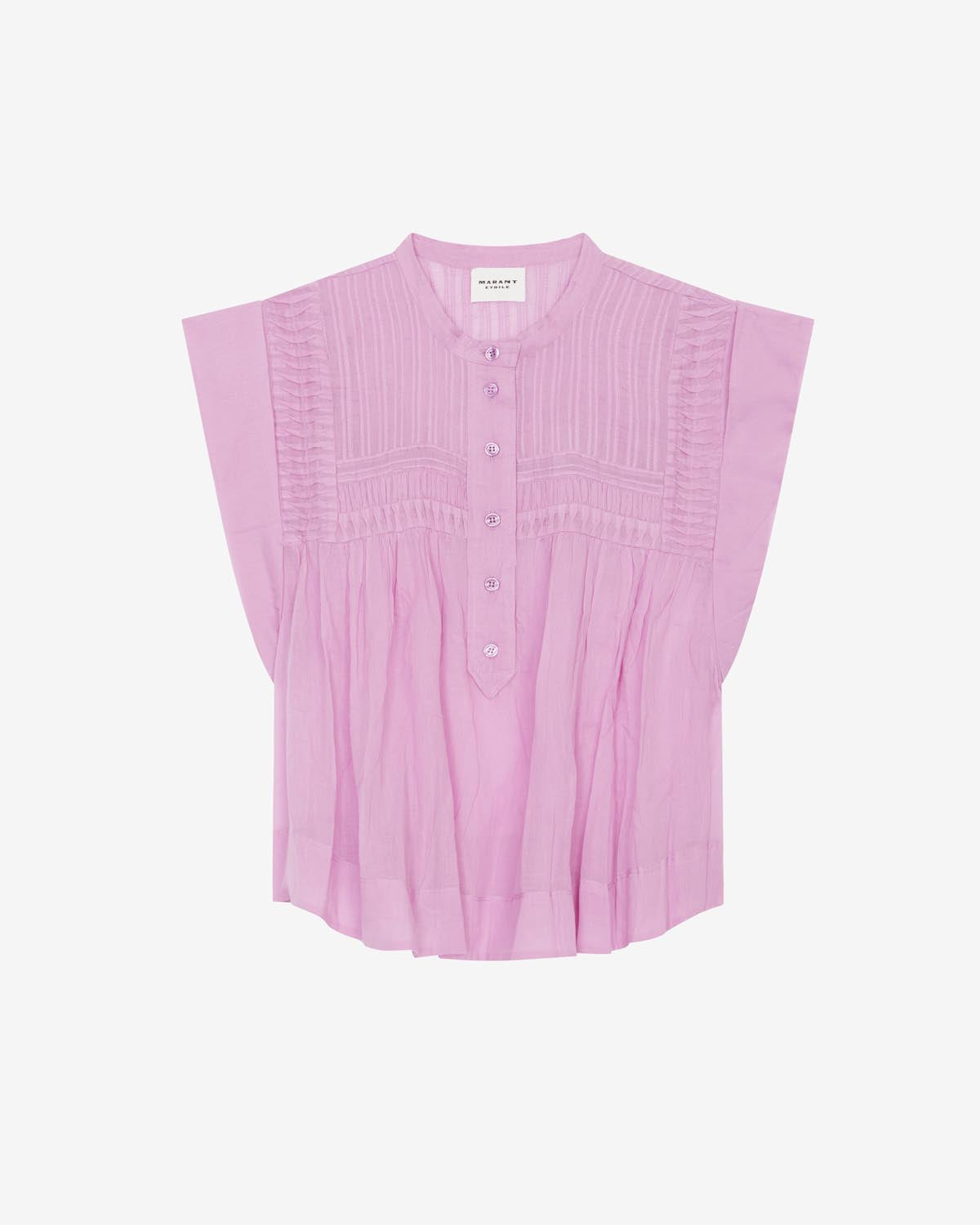 Oberteil leaza aus baumwoll-voile - Mauve - Woman - 9