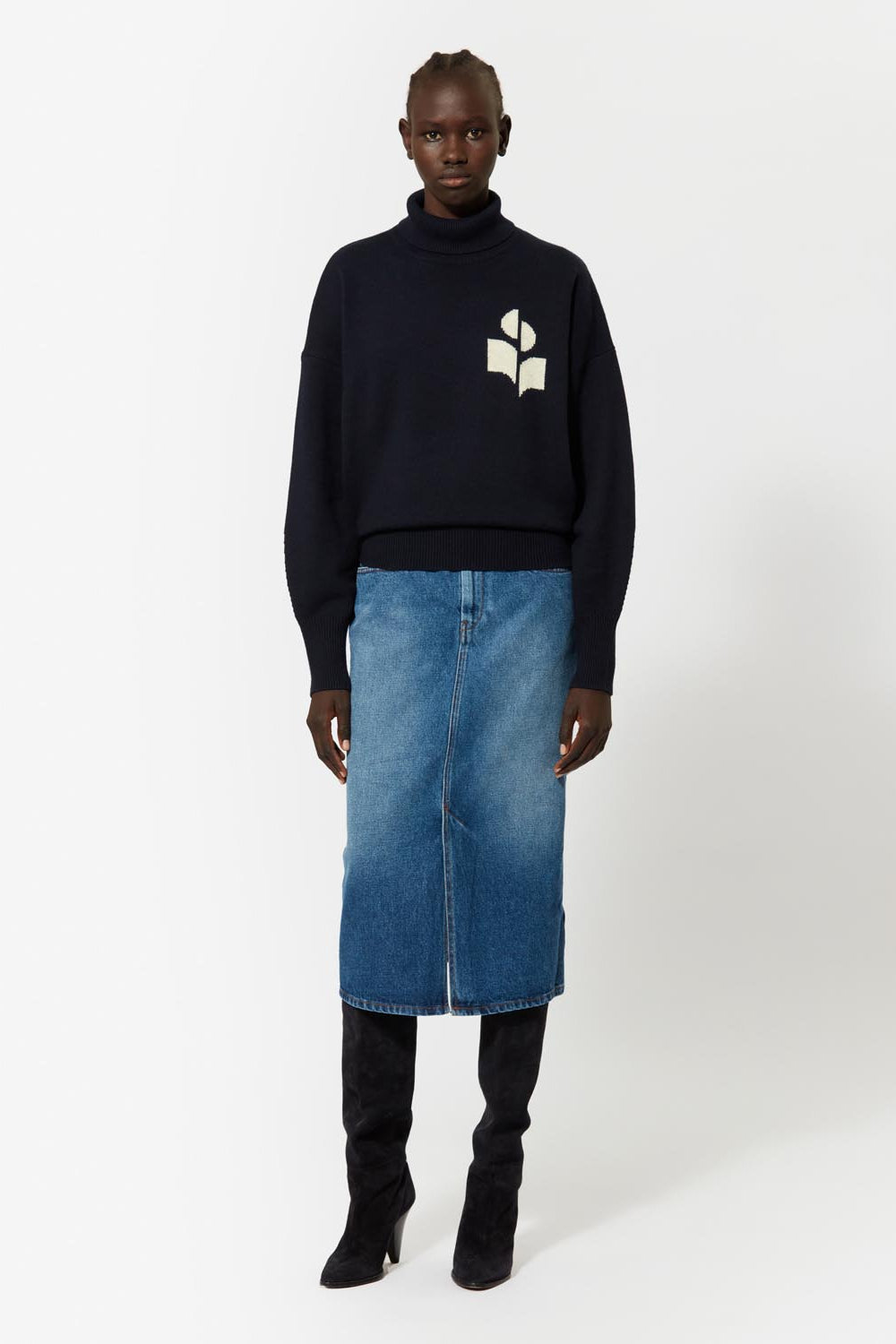 Falda vaquera tilauria - Azul - Woman - 4