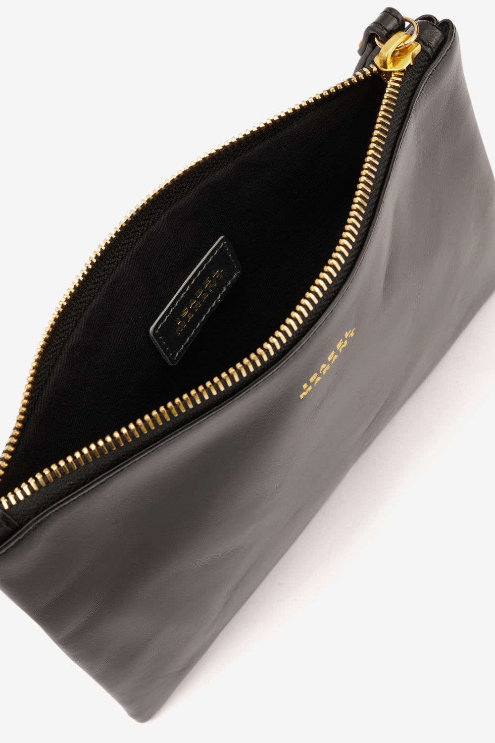 Bolso de mano de piel brillante mino - Negro - Woman - 3