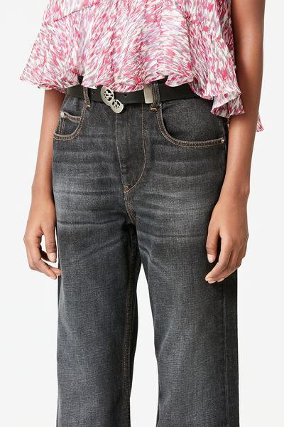 Vaqueros bootcut belvira - Negro lavado - Woman - 3