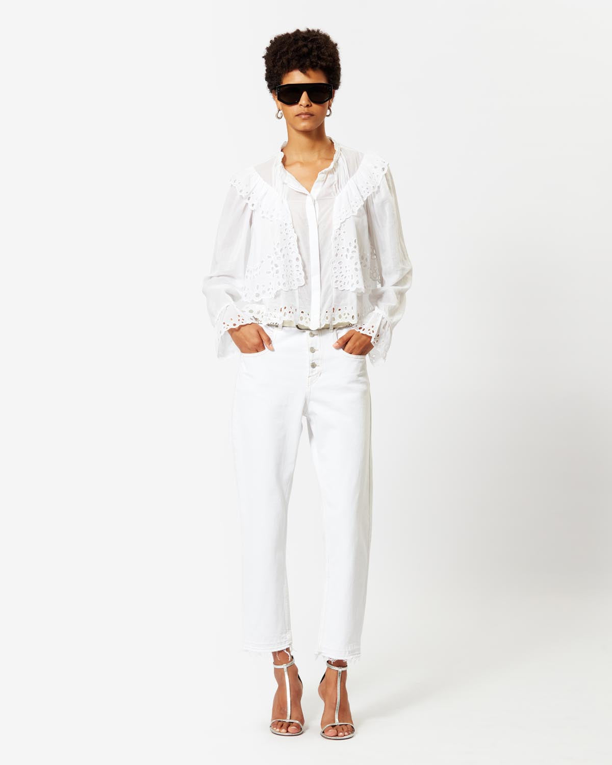 Belden regular jeans - White - Woman - 1