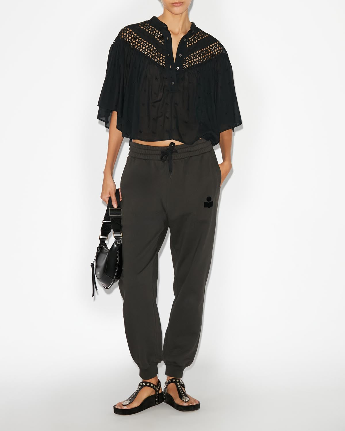 Pantalon malona - Noir délavé - Woman - 1