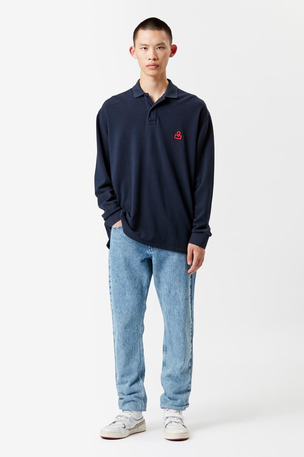 Jean droit en denim jack - Bleu clair - Man - 2