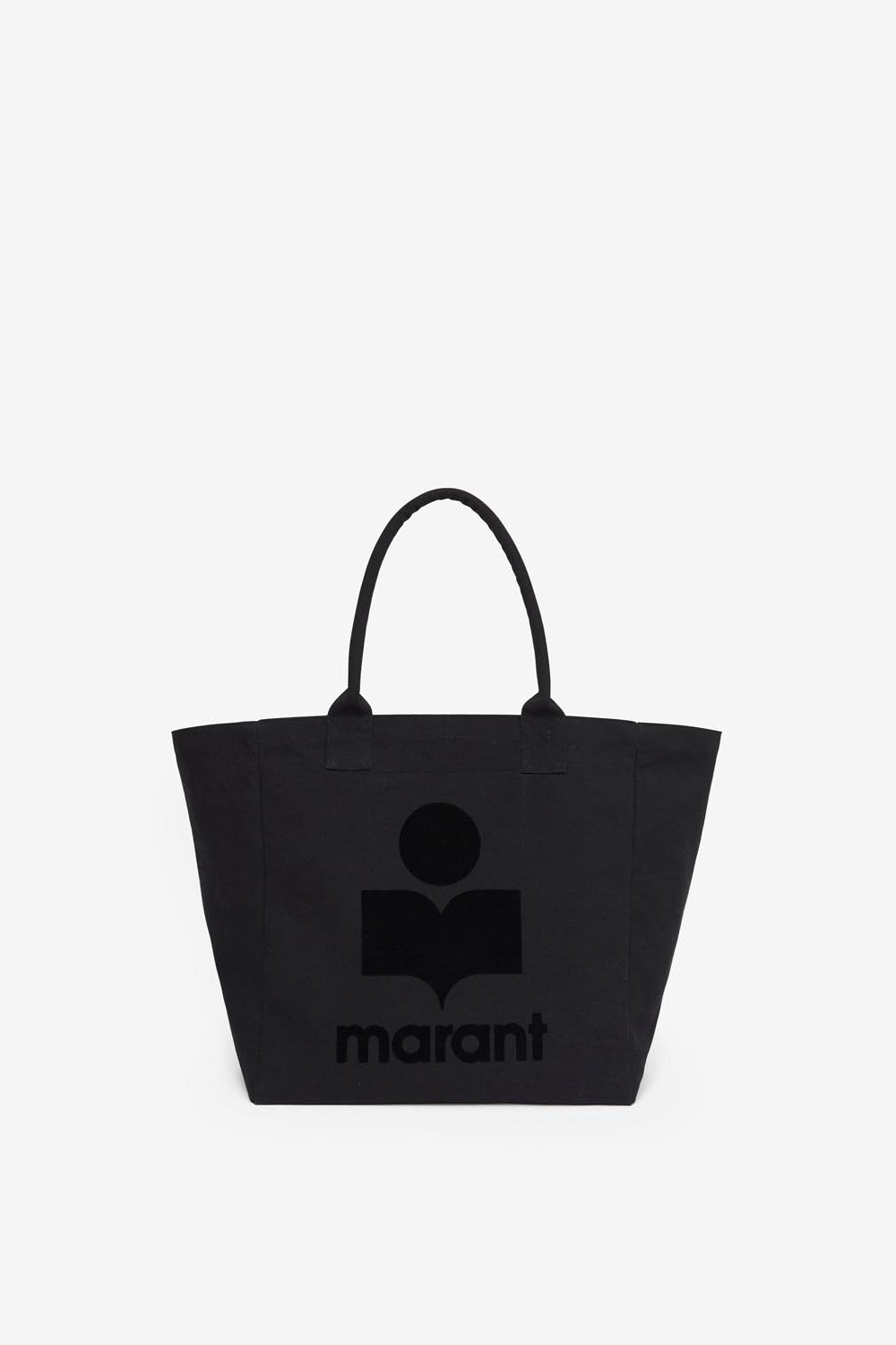 Bolso tote con logotipo yenky de lona - Negro - Woman - 1