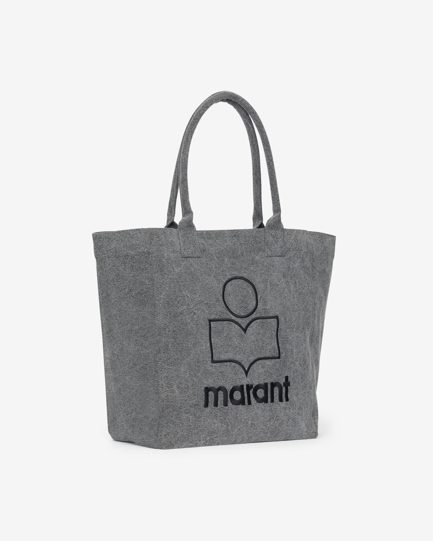 Yenky ウォッシュドコットン ロゴ入り トートバッグ - グレー - Woman - 3