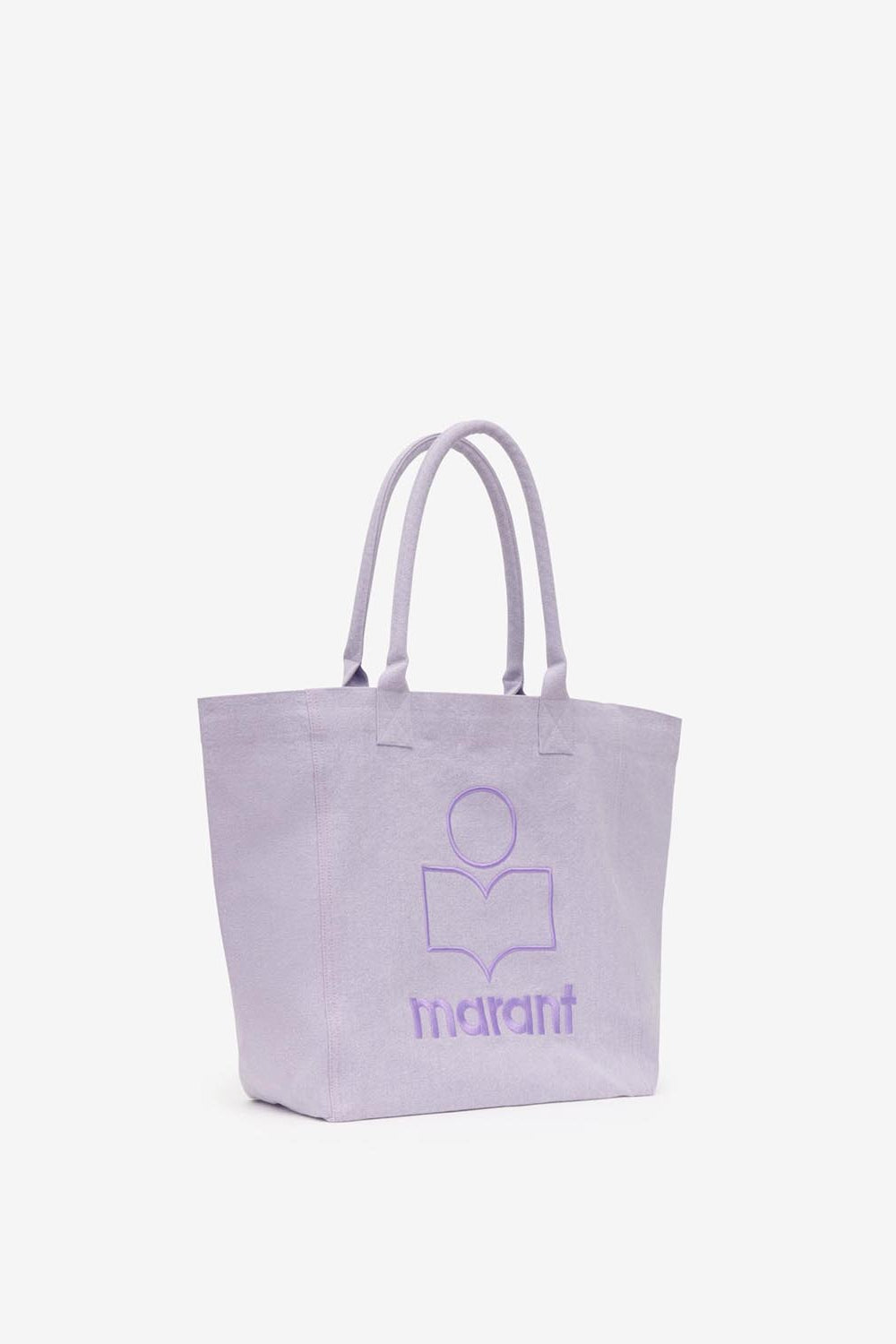 Sac cabas à logo en coton délavé yenky - Lilas - Woman - 3