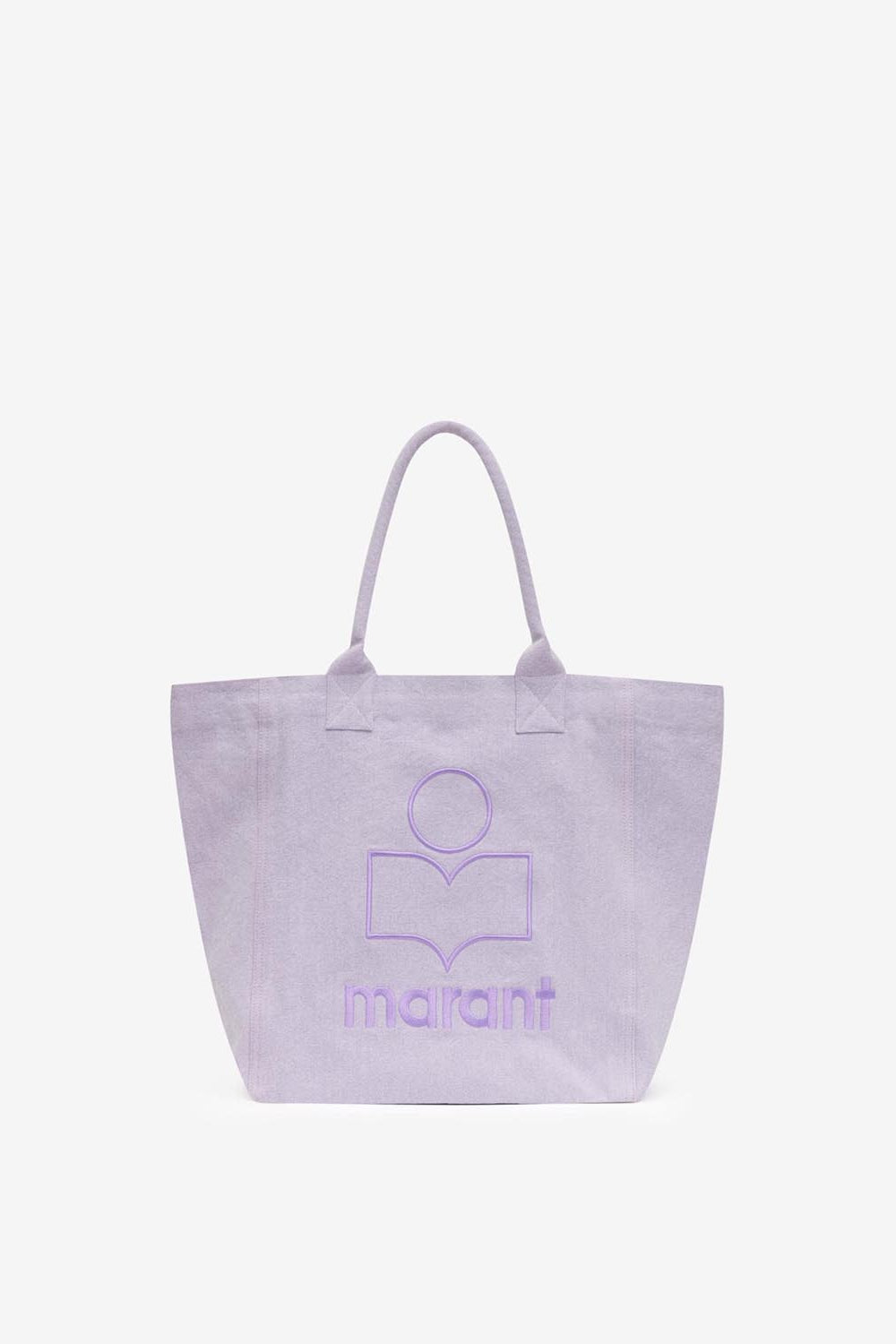 Sac cabas à logo en coton délavé yenky - Lilas - Woman - 1