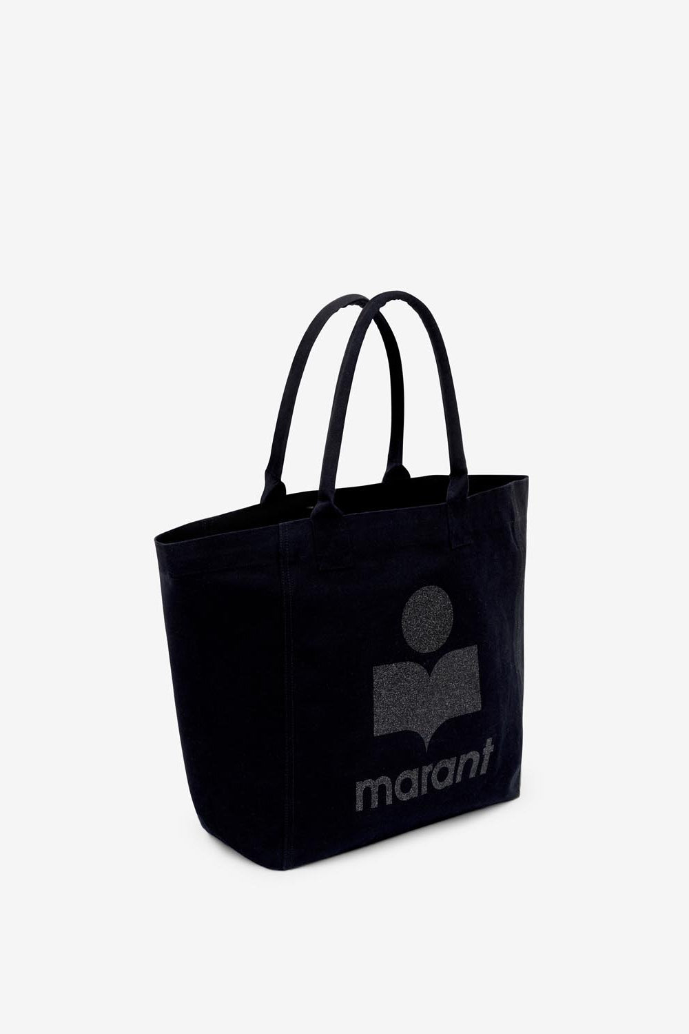 Bolso tote yenky de lona con logotipo bordado - Negro - Woman - 5