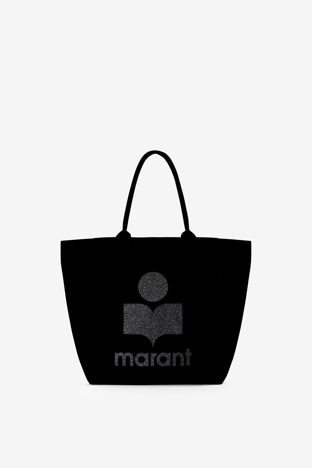 Bolso tote yenky de lona con logotipo bordado - Negro - Woman - 1