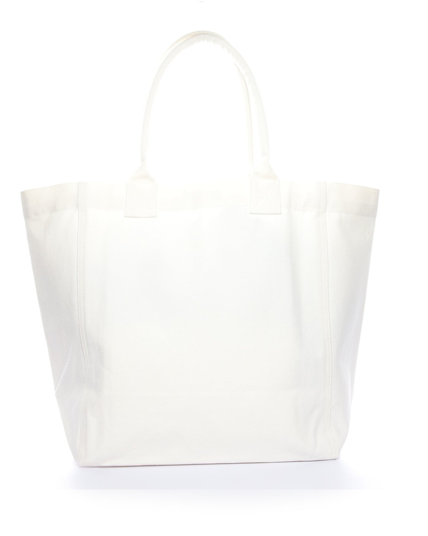 Yenky logo-embroidered tote bag in canvas - Ecru - Woman - 4