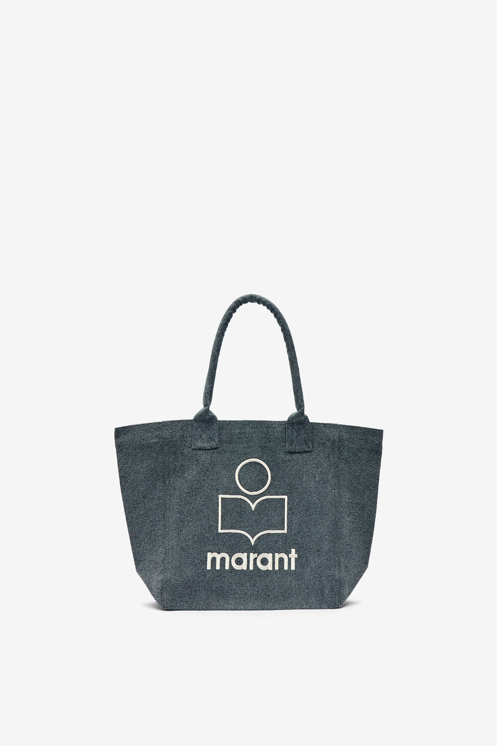 Bolso small yenky de algodón lavado con logotipo - Negro lavado - Woman - 1